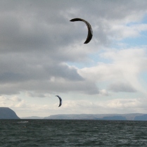 Kiting i Molvika - foto: Anna Solvoll Rognmo